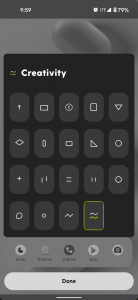 Ratio launcher icon options